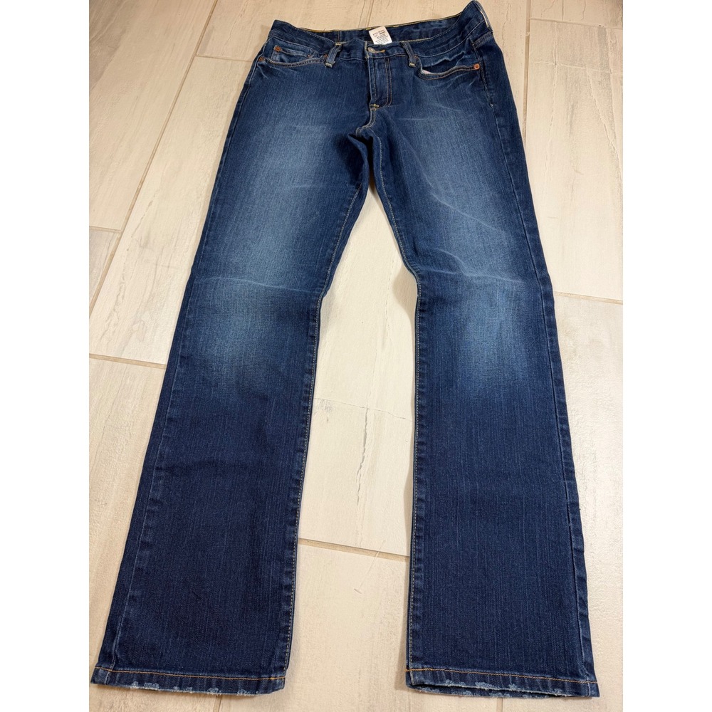 Lucky Brand Retro Rider Hipster Jeans Dark Wash Long Length 10/30 7W10191